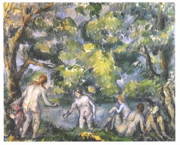  Cezanne Oil Painting - Bathers Paul Cezanne